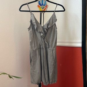 1250°C ♡ striped ruffle romper